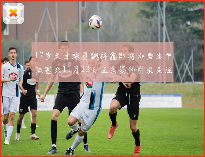 17岁天才球员魏祥鑫即将加盟法甲欧塞尔11月23日正式签约引发关注