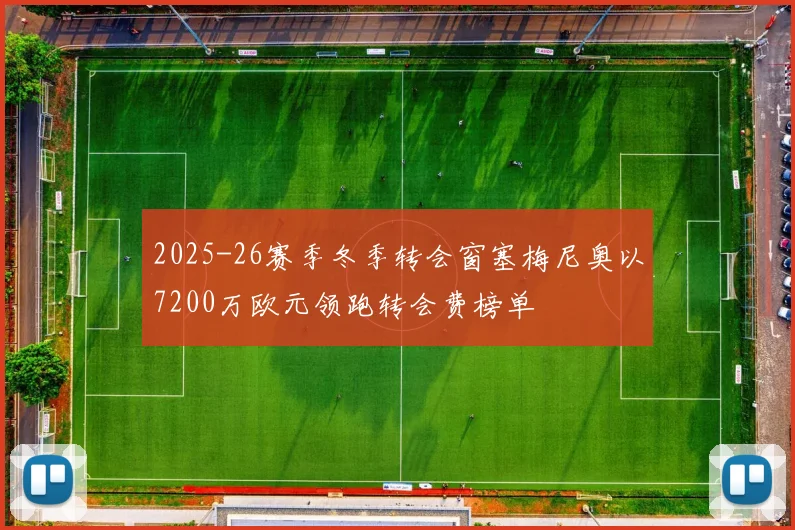 2025-26赛季冬季转会窗塞梅尼奥以7200万欧元领跑转会费榜单