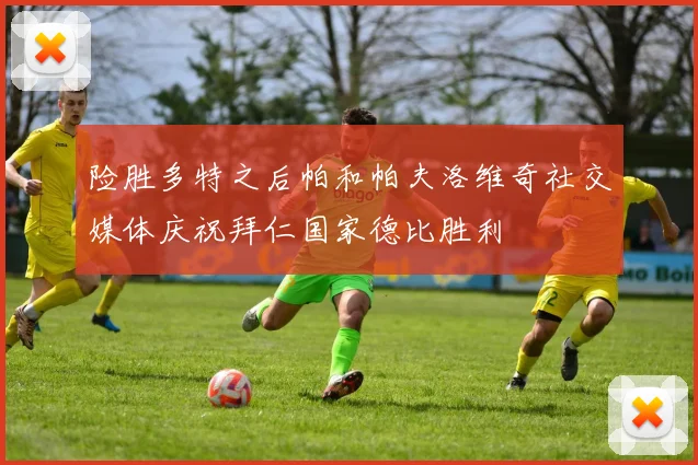 险胜多特之后帕和帕夫洛维奇社交媒体庆祝拜仁国家德比胜利